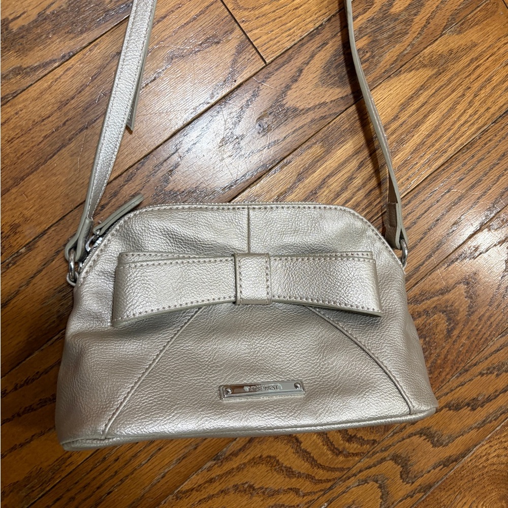 Nine West Crossbody Rose Gold Bow Purse